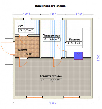 План первого этажа План первого этажа